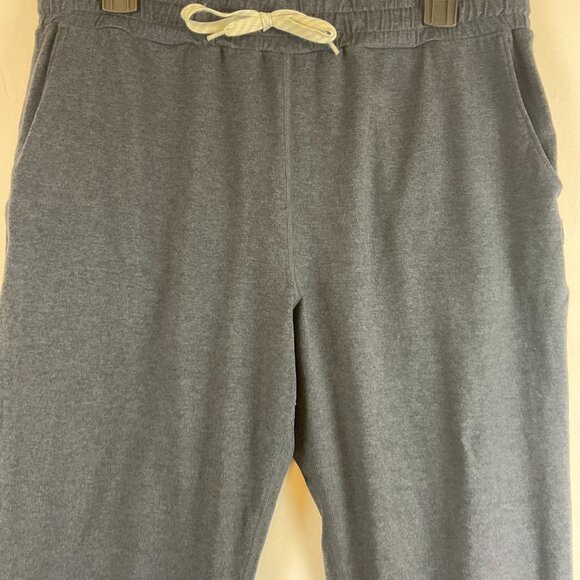 Vuori Women's Performance Jogger L Navy Blue Heather Tie Elastic Waist Pockets - Picture 3 of 12